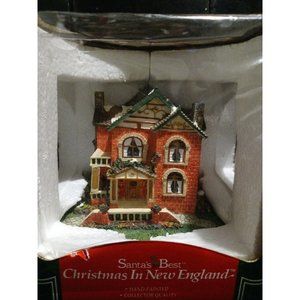 SANTA’S BEST CHRISTMAS IN NEW ENGLAND VINTAGE COLLECTION HOUSE 1994 New  IN BOX